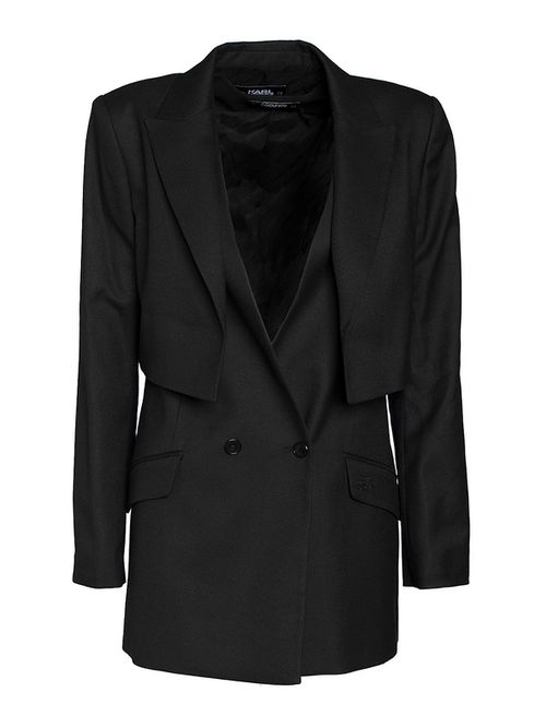 Tech fabric blazer