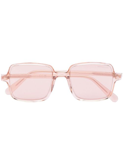 Logo-print tinted sunglasses - Neutrals