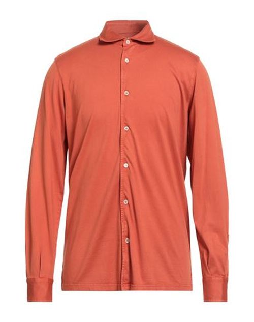 Man Shirt Rust Size 44 Organic cotton