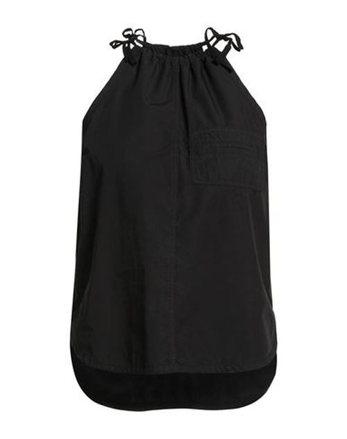 Top Tessuto Woman Top Black Size 2 Cotton