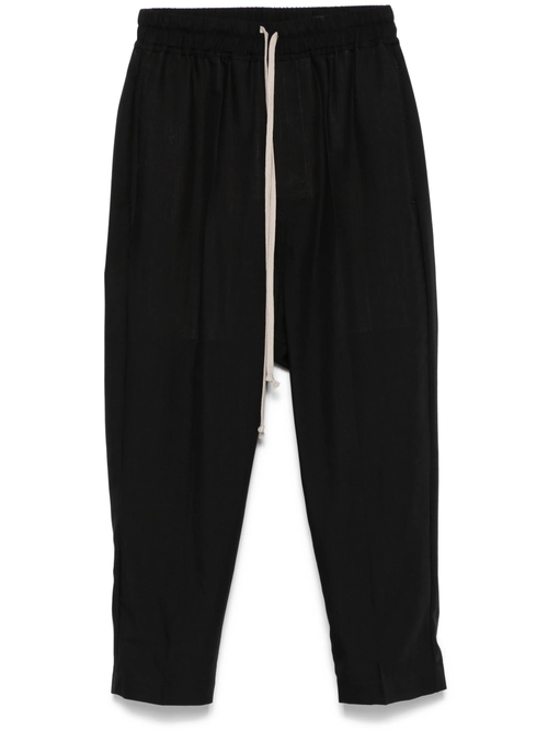 Black Drawstring Trousers