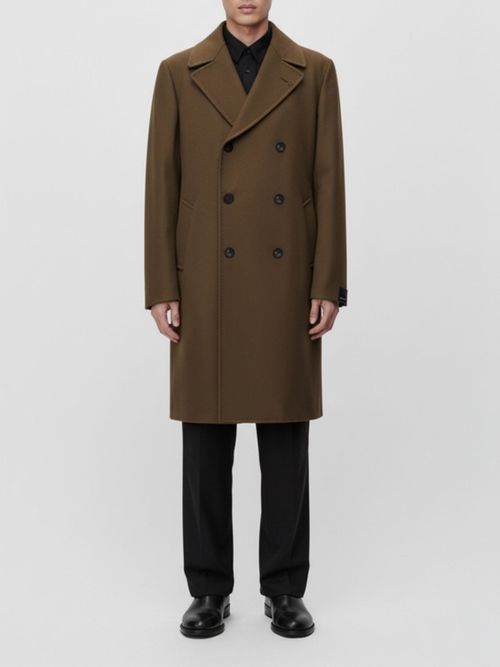 Coat Men color Earth