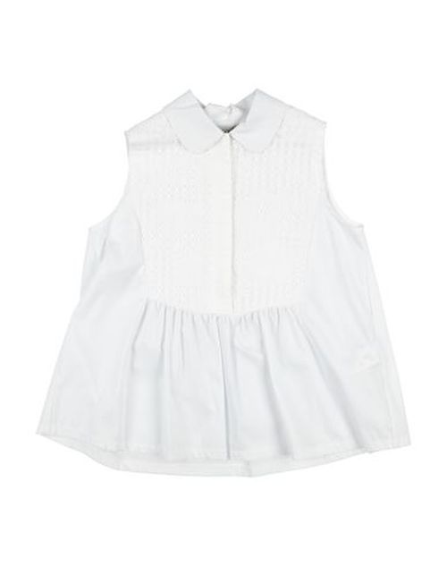 Kid Girl Top White Size 14+ Cotton, Polyester
