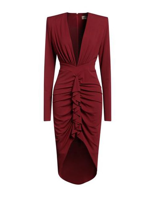 Woman Midi dress Brick red