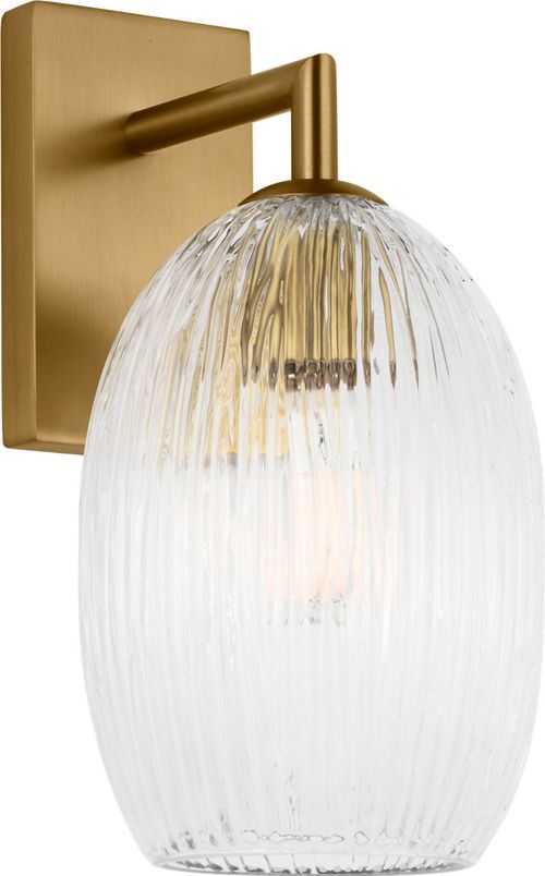Burnished Brass Wall Sconce from the Serafina Collection