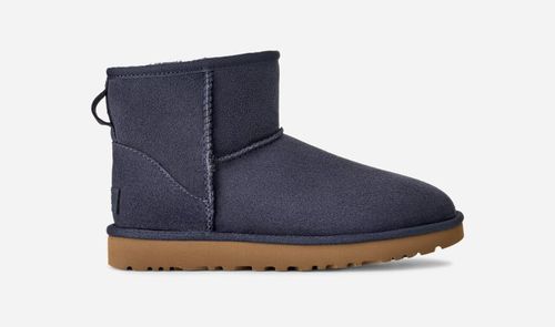 ® Women's Classic Mini II Sheepskin Classic Boots in Dark Indigo