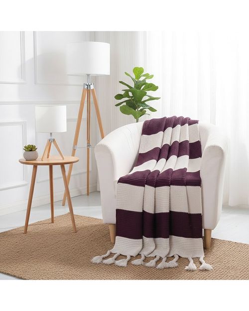Vintage Plaid Throw Blanket