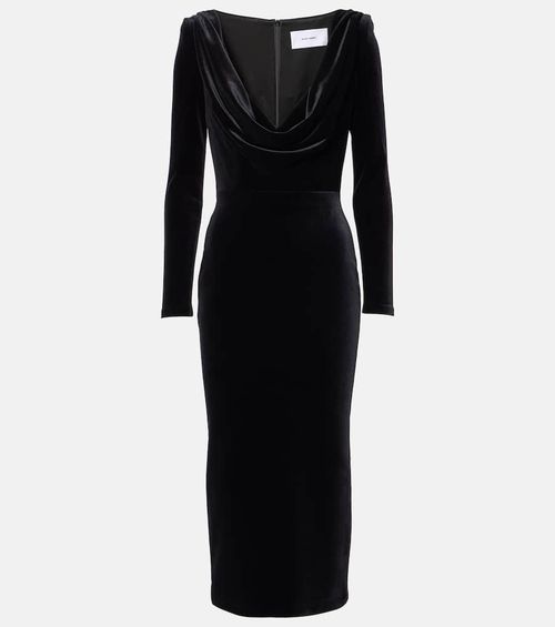 Velvet corset dress