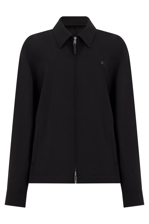 Men's Long Sleeve Jacket with Zip Closure