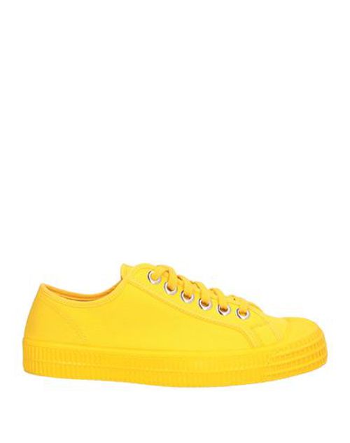 Man Sneakers Yellow Size 6 Textile fibers