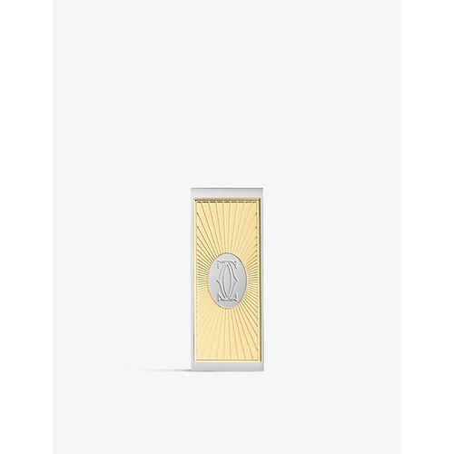 Grey Double C Palladium-plated Stainless-steel Money Clip 1 Size