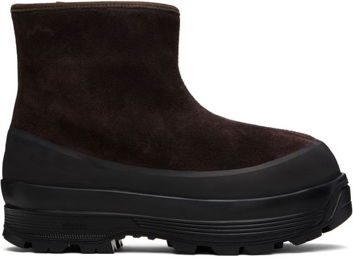Brown Badia Shearling Boots