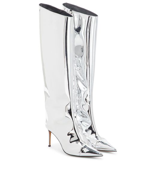 Alex 105 metallic knee-high boots