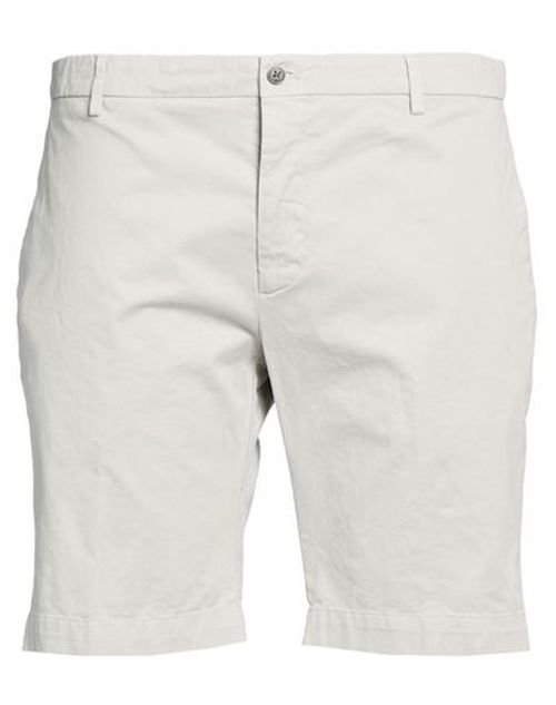 Man Shorts & Bermuda Shorts Light grey Size 32 Cotton, Elastane