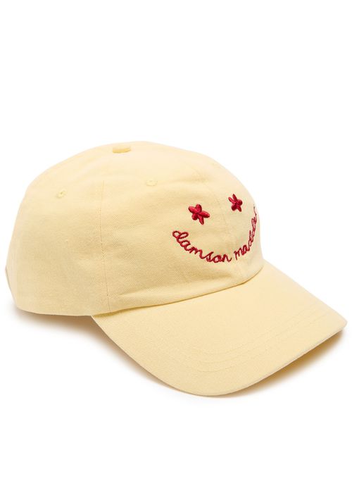 Damson Madder Washed Smiley Cotton cap
