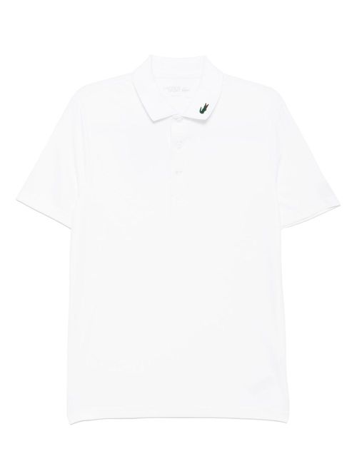 Lacoste UV protect golf polo shirt - White
