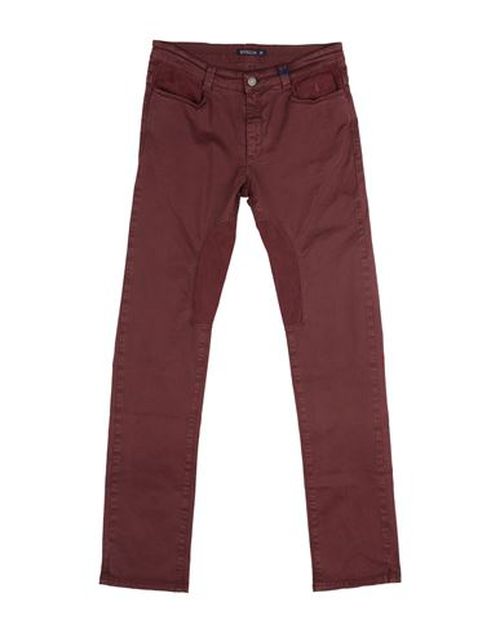 Kid Boy Pants Burgundy Size 14 Cotton, Elastane