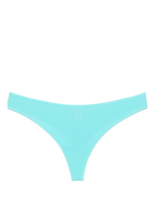 Plain thong - Blue