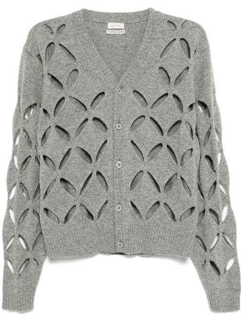Slashed cardigans - Grey