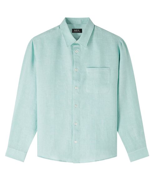 A. P.C. Cassel Logo shirt XS KAB - Pale green