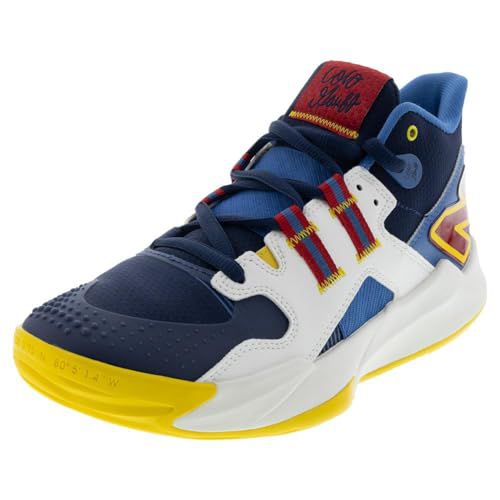 New Balance Unisex Coco CG1 D Width Tennis Shoes White and Purple Fade