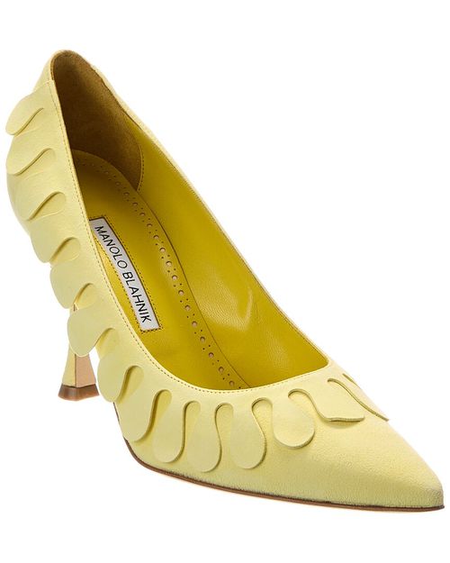 Manolo Blahnik Tamak 90 Suede Pump