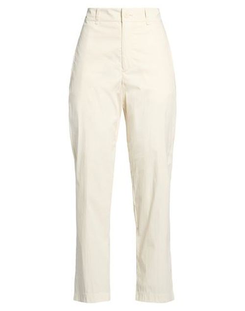 Woman Pants Cream Size 1 Cotton, Polyamide