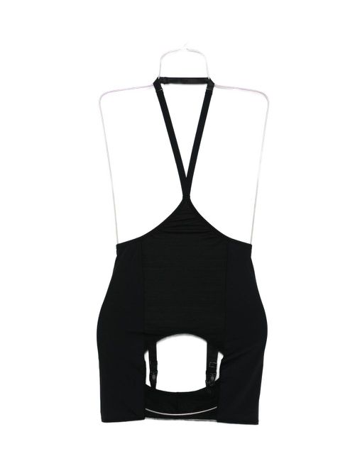 Pure Tentation skirted harness bodysuit - Black