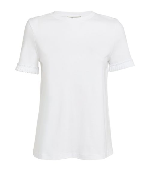 Cotton Frill-Detail T-Shirt