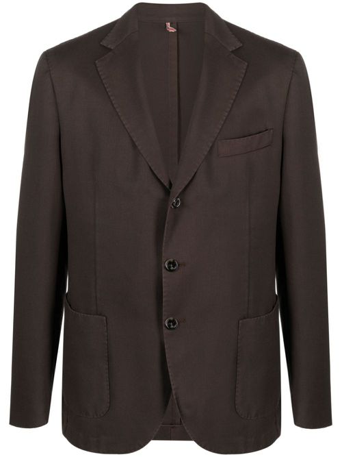 Vesuvio double-breasted blazer - Brown