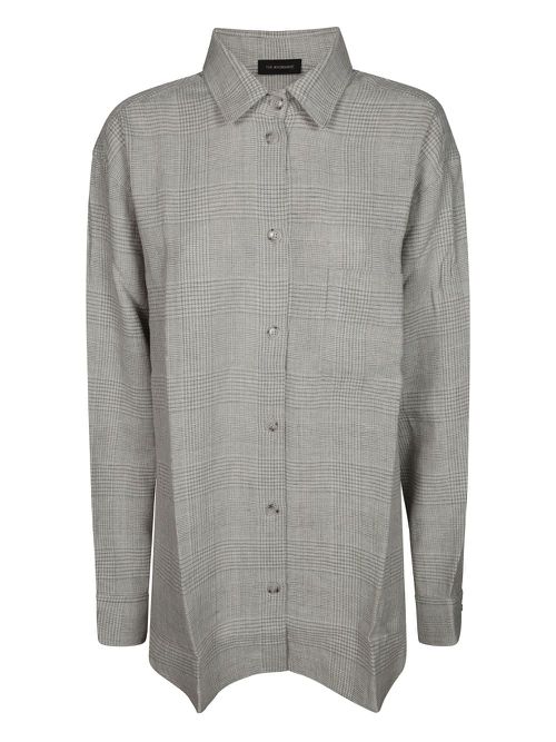 THE ANDAMANE checked shirt - Grey