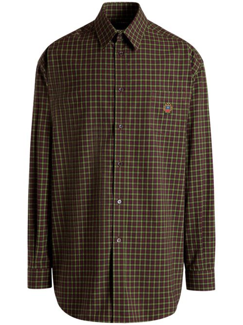 Check-pattern shirt - Pink