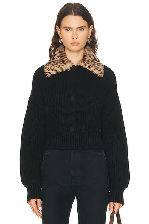 KHAITE Pomero Jacket in Black