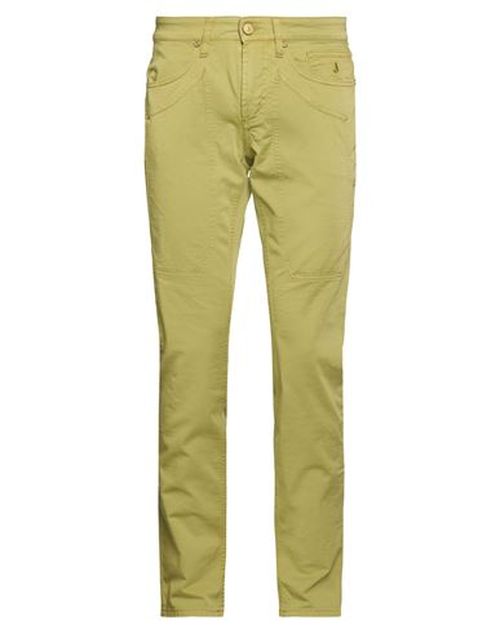 Man Pants Military green Size 28 Cotton, Elastane