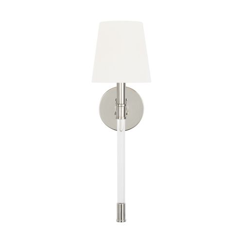 Visual Comfort Studio Hanover Wall Sconce in Polished Nickel by Chapman & Myer