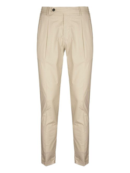 Pleat-detail trousers - Neutrals