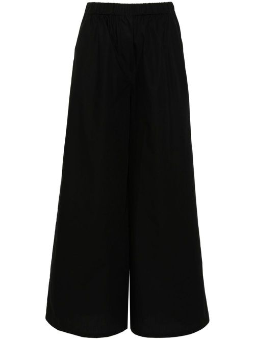 Navigli wide-leg trousers - Black