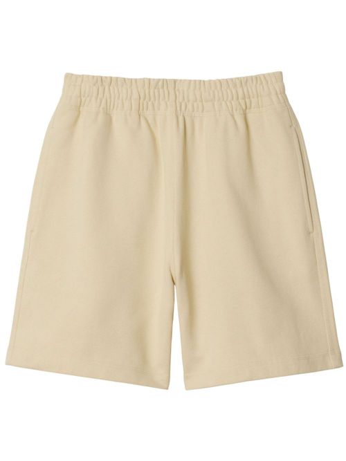 Check Label track shorts - Neutrals