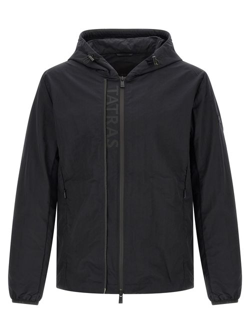 Water-Repellent Nylon Jacket — Black