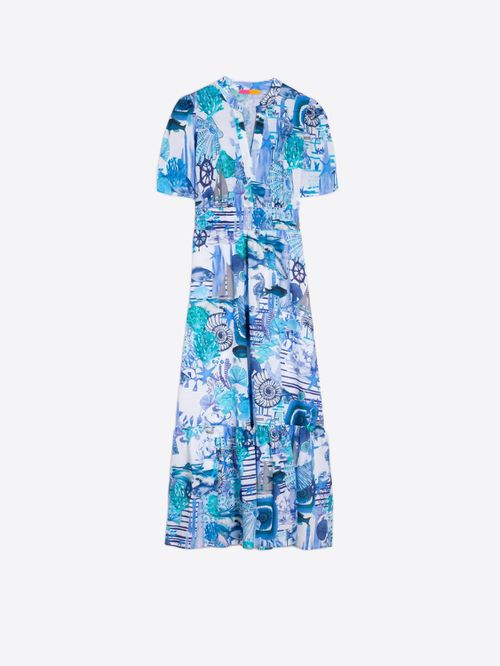 Women's Leila Shells Dress In Blue