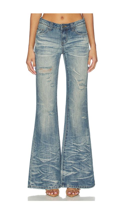 Jaded London Drift Flare in Light Wash. 34 also , 25, 26, 28