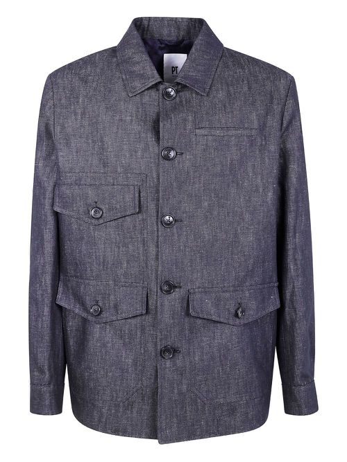 PT Torino button-down jacket - Blue