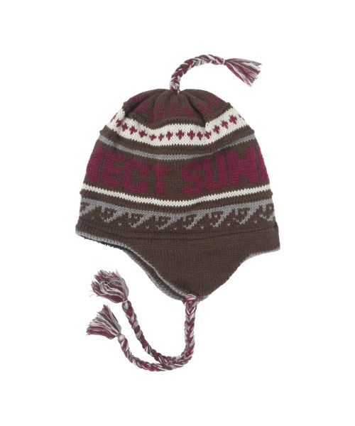 Jacquard Tassel Beanie