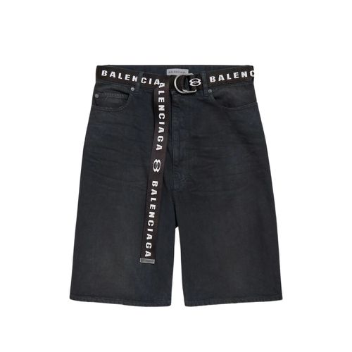 Belted Logo-waistband Shorts