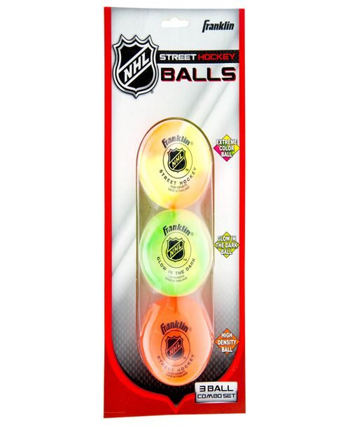 Nhl Street Hockey Ball Combo 3-Pack - Multi