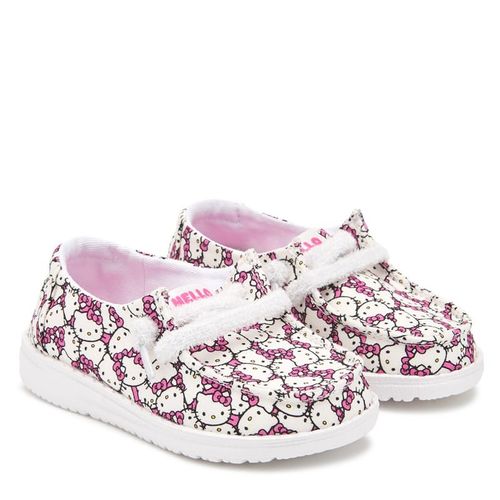 Kids' Wendy Hello Kitty Slip On Shoe Toddler Shoes (White/Pink)