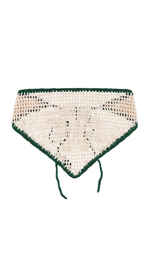 SAYLOR x REVOLVE Cody Headband in Green & Creme. a
