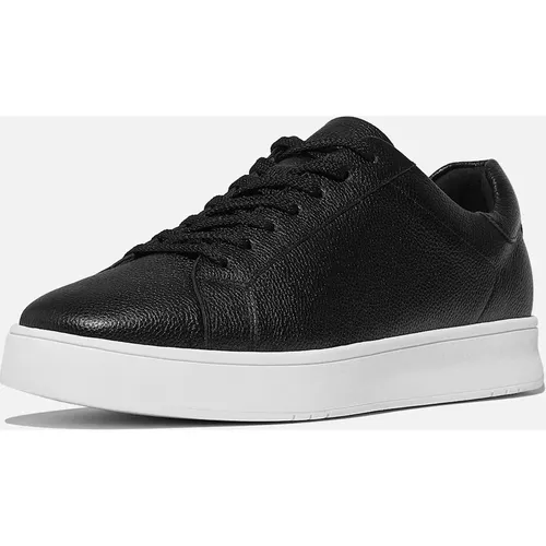 Men's Fitflop Rally II Leather Men's Black Trainer