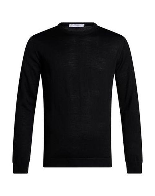 Man Sweater Black Size M Wool, Acrylic