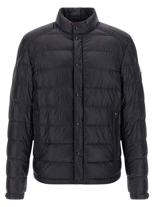 Goose Down Quilted Down Jacket — Black